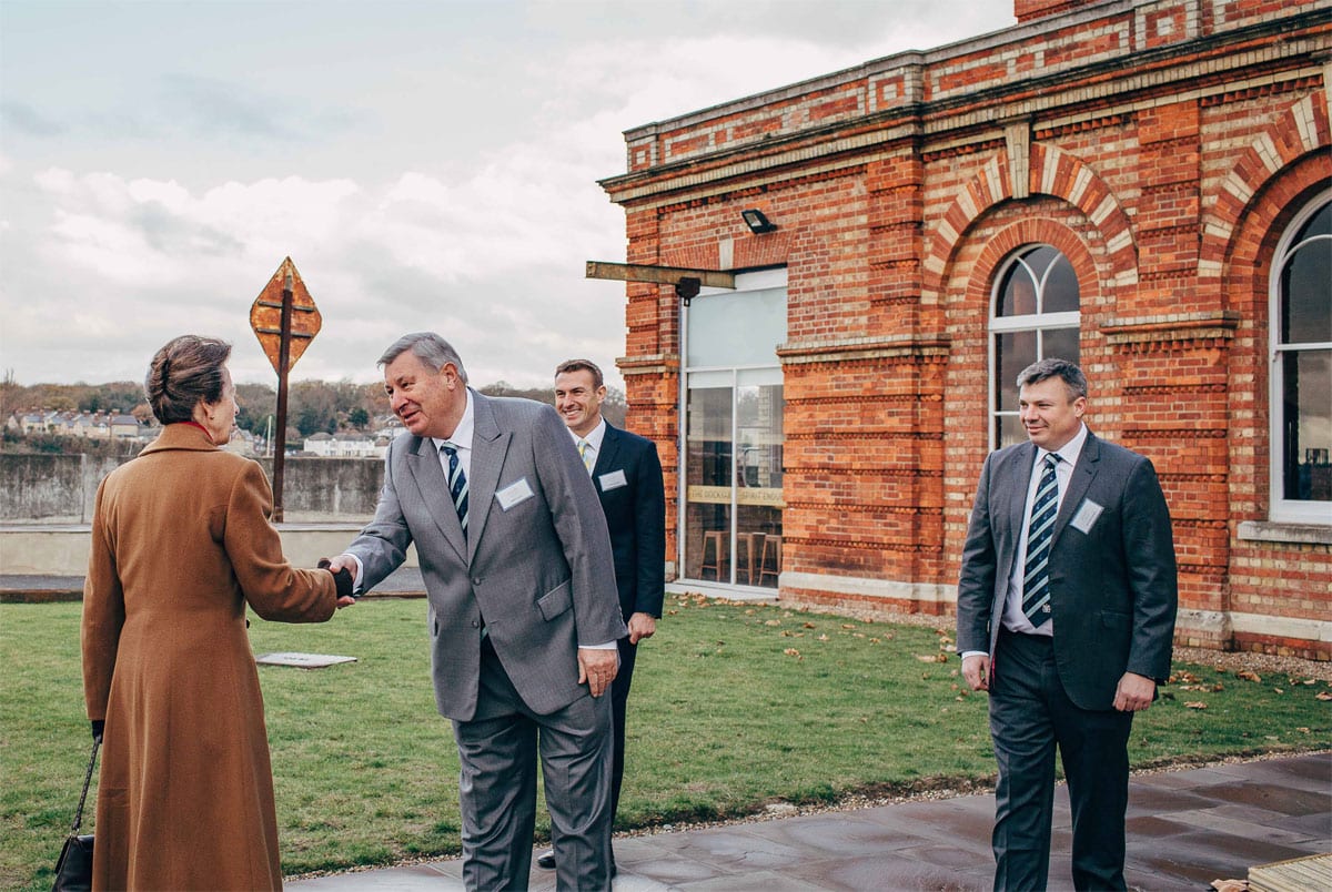 HRH The Princess Royal opens Chatham’s Copper Rivet Distillery
