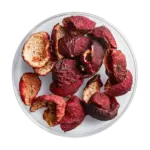 This outback superfood is part of the sandalwood family, offering mild dry lentil aromatics, a sweet, tangy and somewhat tart fruit, with a slightly sour and salty aftertaste.