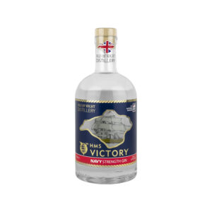 HMS Victory Navy Strength Gin bottle from Isle of Wight Distillery