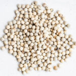 White peppercorn - a botanical used in the production of gin